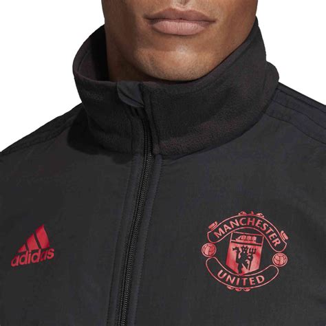 adidas schwarze manchester united jacke|manchester united fleece jacket.